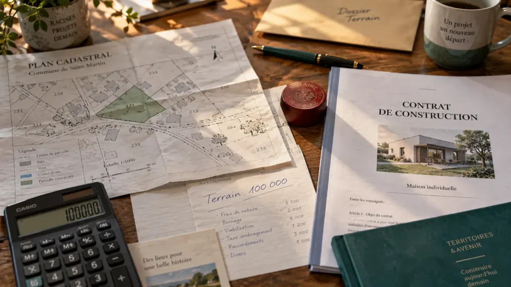 Construction neuve : un terrain à 100 000 € peut ajouter 8 360 € au budget
