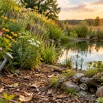 Jardin écologique : haie, mare et faune locale