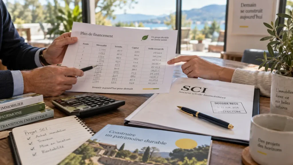 Crédit immobilier en SCI : la banque finance la société, mais s’appuie souvent sur les associés