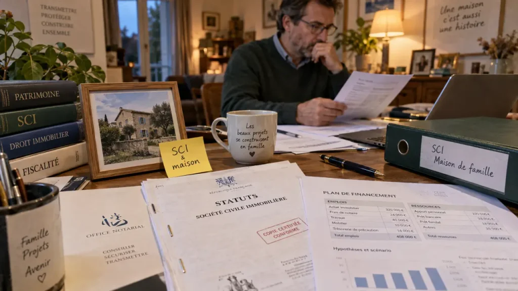 Acheter une maison en SCI : parts sur mesure, transmission et limites pour la résidence principale